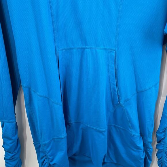 Zella Women's Blue Long Sleeve Slouchy Activewear Top Size Medium - Picture 3 of 13